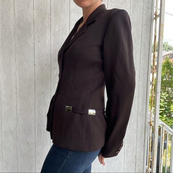 VERTIGO brown blazer 🇫🇷 - Picture 5 of 12